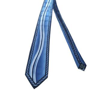 Salvatore Pellegrino, Blue  & Gray Tie, 100% Silk